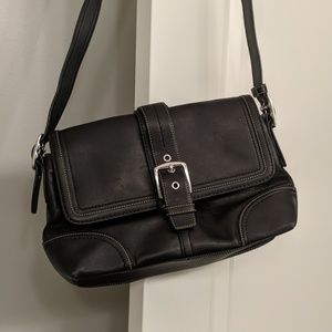 Black COACH purse handbag